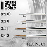 Green Stuff World, Silver Series Kolinsky, Brushes Pack