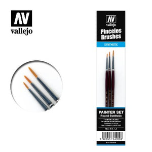 Pinceles, Vallejo Painter Set 54999 (Round Synthetic)