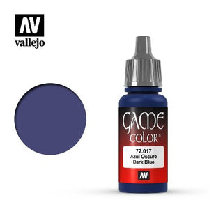 Azul Oscuro, Vallejo Game Color 72017 (17 ml)