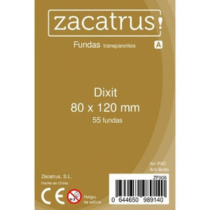 Fundas Zacatrus Dixit 80x120 mm (55 fundas)