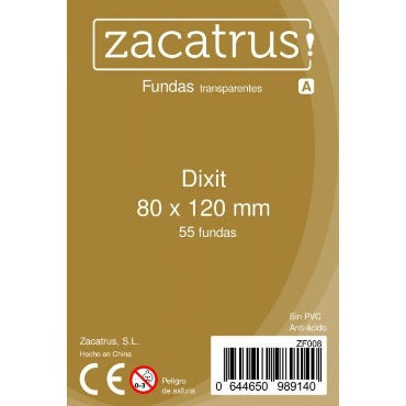 Fundas Zacatrus Dixit 80x120 mm (55 fundas)