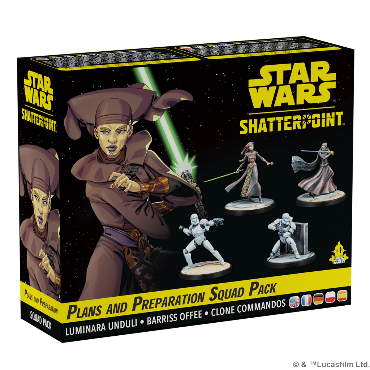 Star Wars Shatterpoint: Plans and Preparation General Luminara Unduli Squad Pack