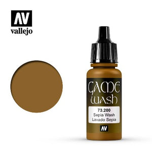 Lavado Sepia, Vallejo Game Wash 73200 (17 ml)