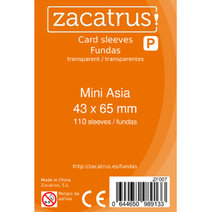 Fundas Zacatrus Mini Asia 43x65 mm (110 fundas)