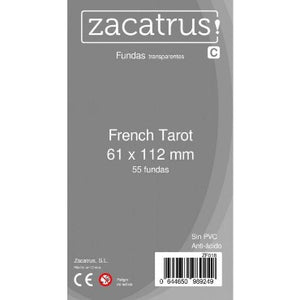 Fundas Zacatrus Tarot Francés 61x112 mm (55 fundas)