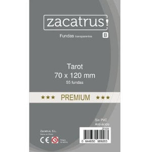 Fundas Zacatrus Tarot Premium 70x120 mm (55 fundas)
