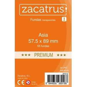 Fundas Zacatrus Asia Premium 57.5x89 mm (55 fundas)