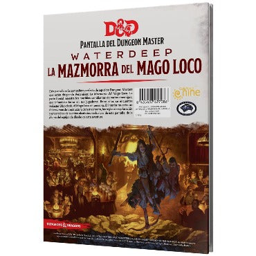 D&D Pantalla de Dungeon Master Waterdeep, La Mazmorra del Mago Loco (Castellano)