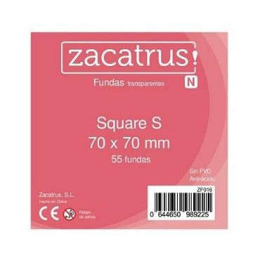 Fundas Zacatrus Square S (Cuadrada Pequeña) 70x70 mm (55 fundas)